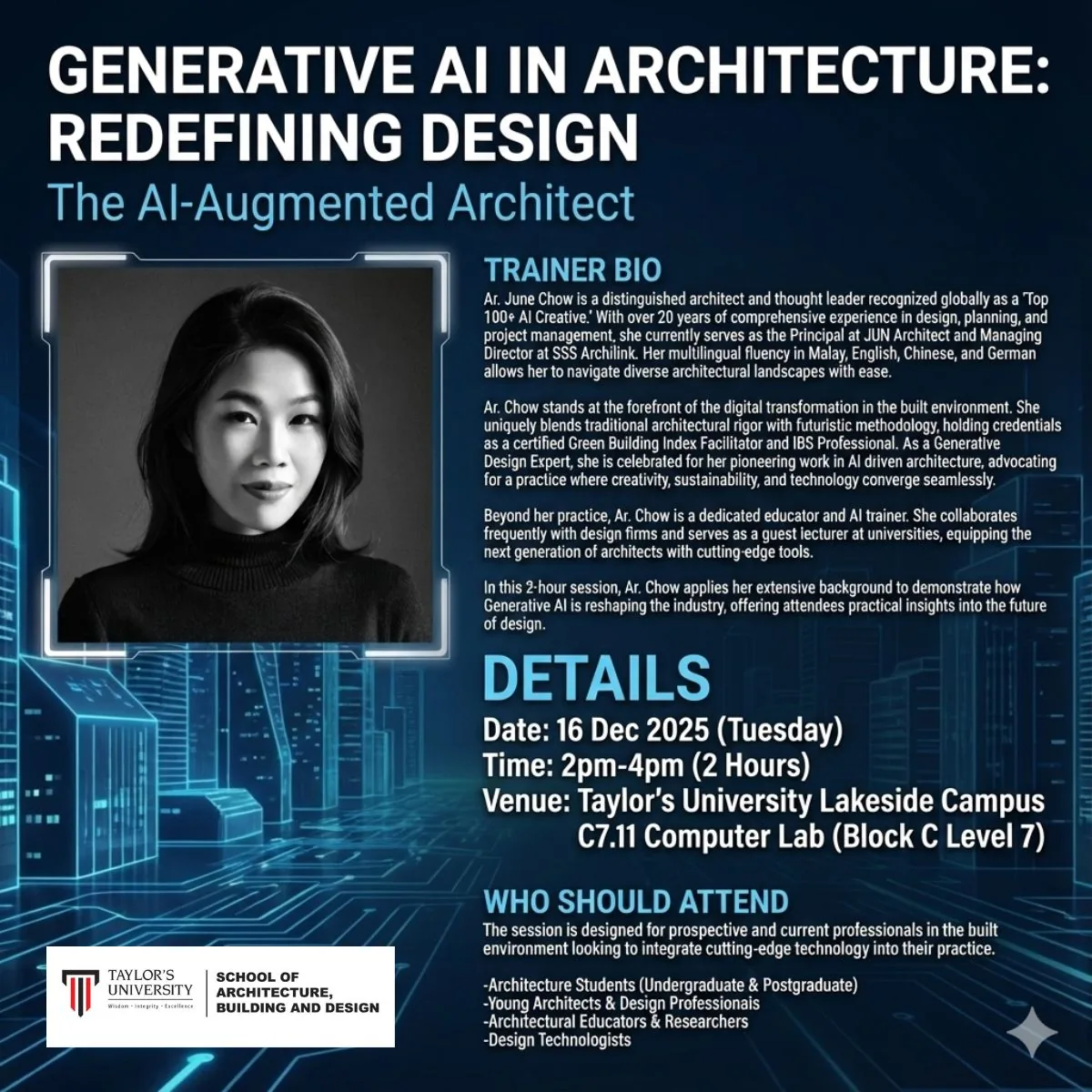 Generative AI in Architecture · symposium