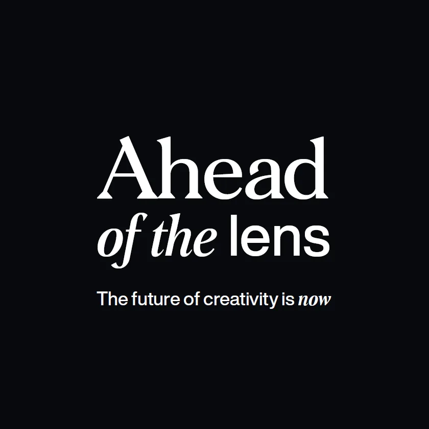 Ahead of the Lens Book feature spread